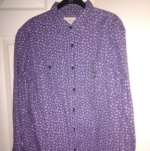 Ralph Lauren Demin Supply Purple Floral Shirt